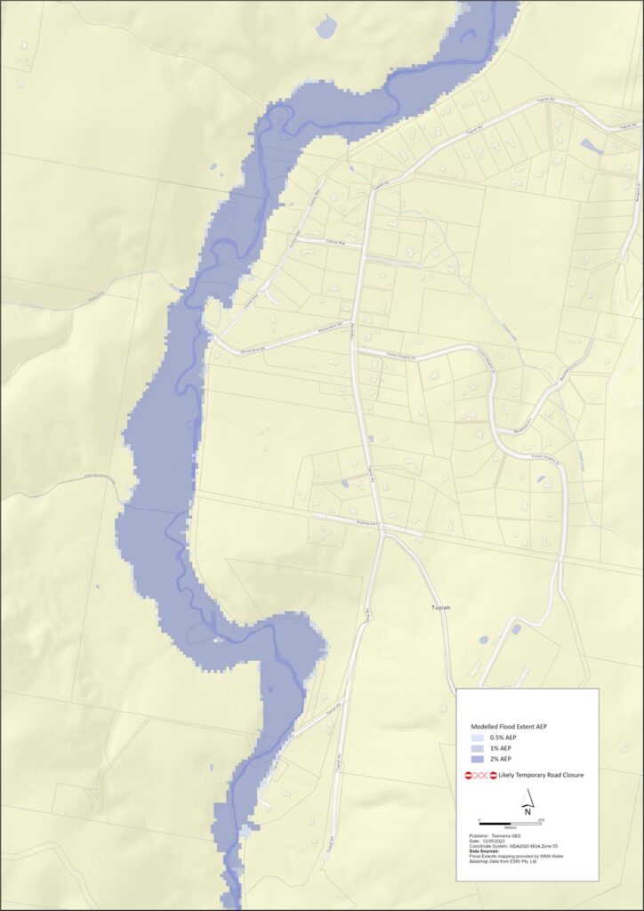Don River flood map 2 Tugrah