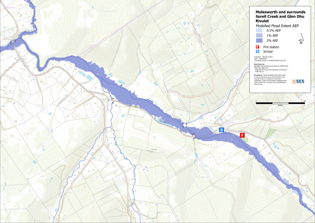 Molesworth township flood map